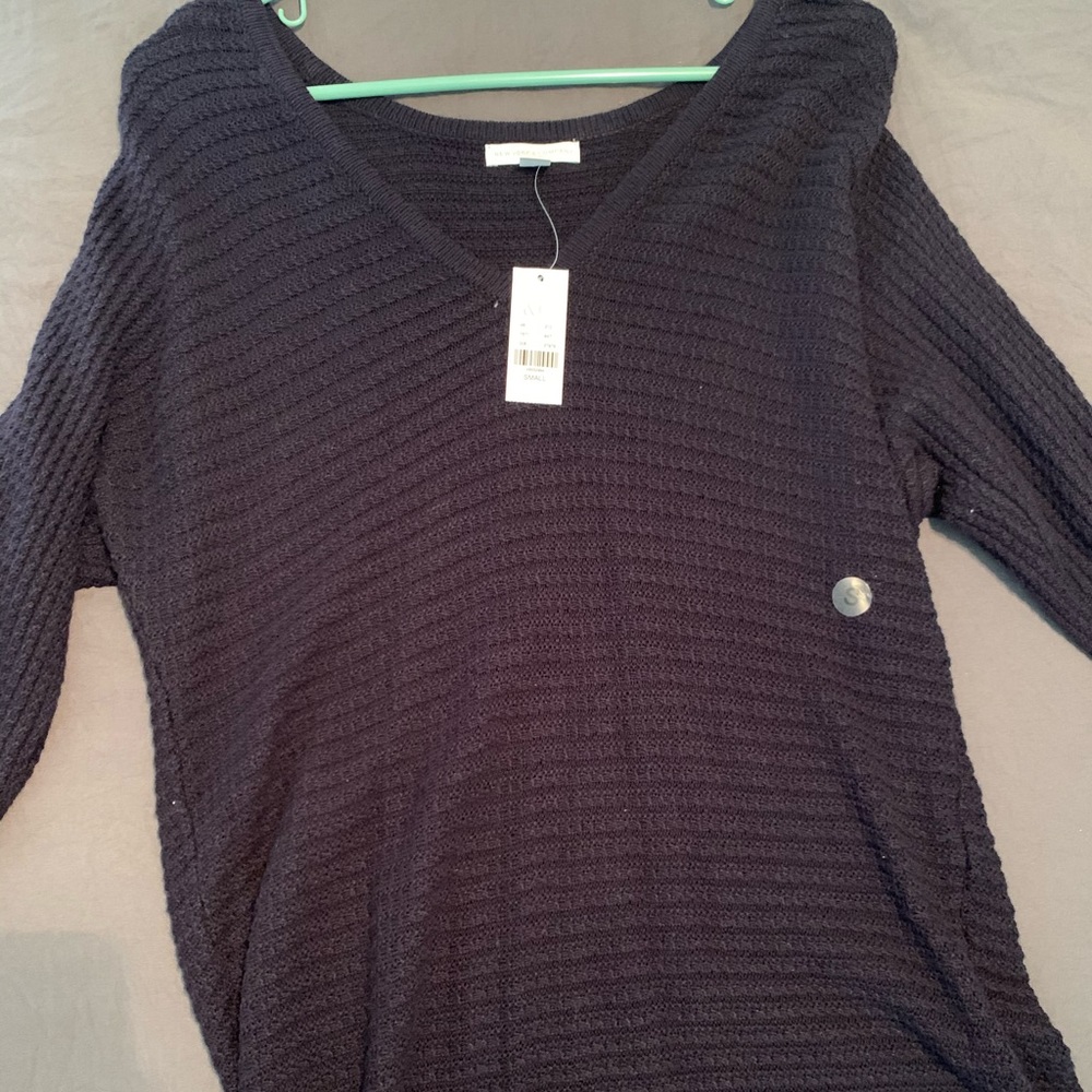 navy sweater